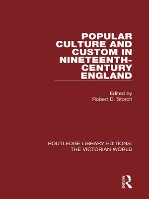 cover image of Popular Culture and Custom in Nineteenth-Century England
